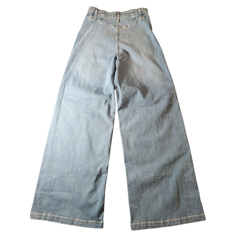 Free People We The Free Libre Wide-Leg Jeans Blue Size 27 NWOT - Picture 5 of 9